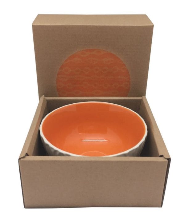 Orange Ceramic Bowl