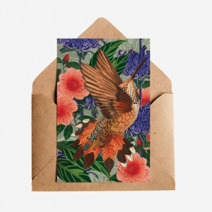 Hummingbird Flox Card